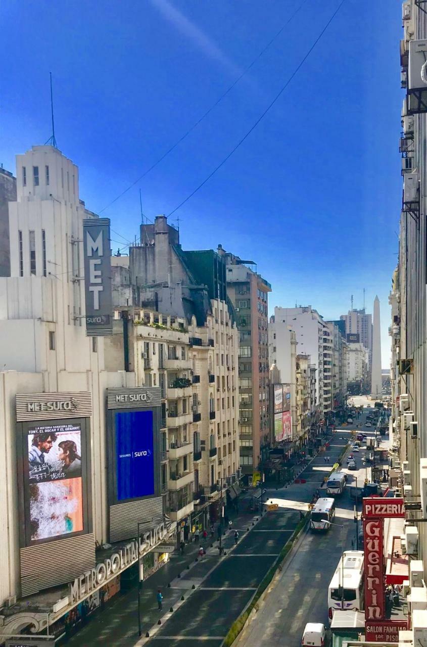 Estilo Y Comodidad En Av Corrientes, Departamento Con Estacionamiento Para Autos Buenos Aires Bagian luar foto
